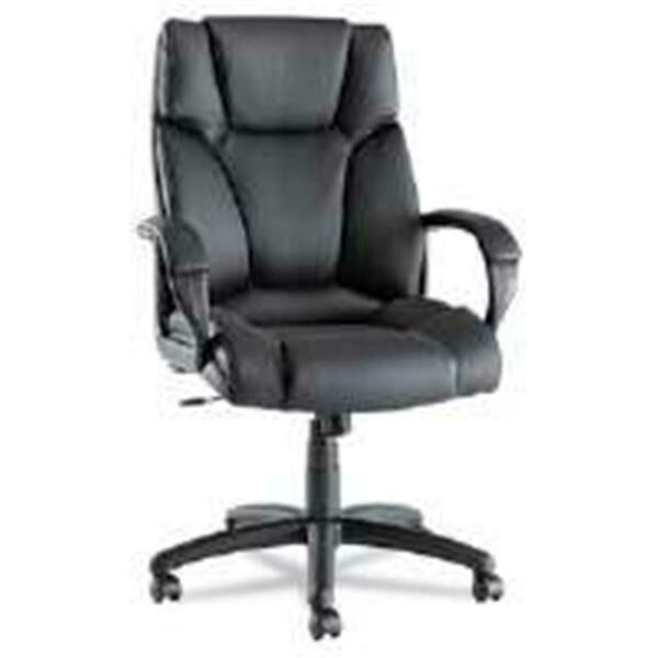 Alera Technologies Fraze High Back Swivel Tilt Chair- Black Leather YYAZ-ALEFZ41LS10B